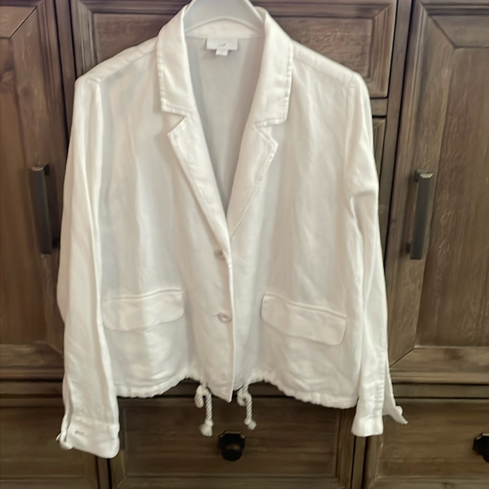 J Jill Women’s Linen Blend Blazer